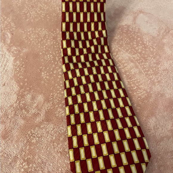 carlos devenezia Other - Stylish Red and Gold Men's Tie